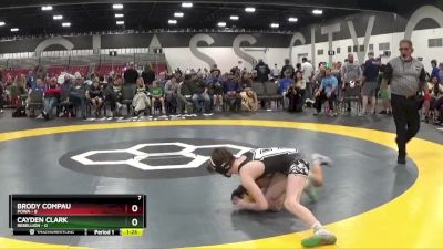 90 lbs Round 1 (8 Team) - Brody Compau, POWA vs Cayden Clark, Rebellion