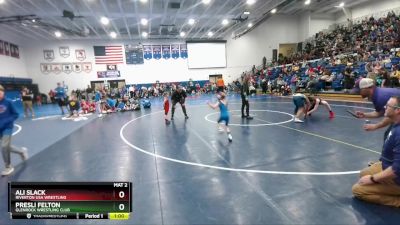 40 lbs Round 3 - Presli Felton, Glenrock Wrestling Club vs Ali Slack, Riverton USA Wrestling