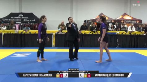 Natalia Marques De Camargo vs Kaytlyn Elizabeth Sandmeyer 2026 Pan IBJJF Jiu-Jitsu No-Gi Championship
