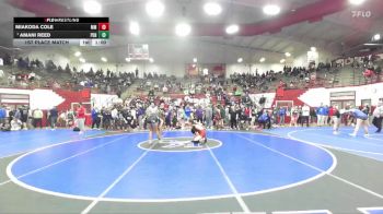 155 lbs 1st Place Match - Amani Reed, Penn vs Miakoda Cole, McCutcheon Mavericks