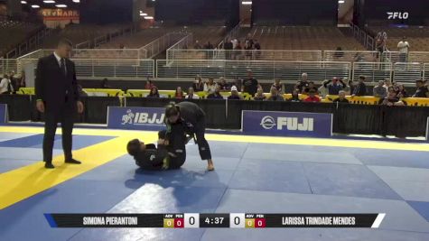Larissa Trindade Mendes vs Simona Pierantoni 2025 Pan Jiu Jitsu IBJJF Championship