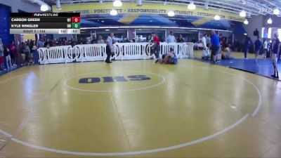 144 lbs Cons. Round 4 - Carson Green, Well Trained vs Kyle Wingler, Heritage WC