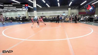 175 lbs Consi Of 16 #1 - Ethan Frost, 3F Wrestling vs Joseph Gonzales, Double Five Mid-Cities Wrestling