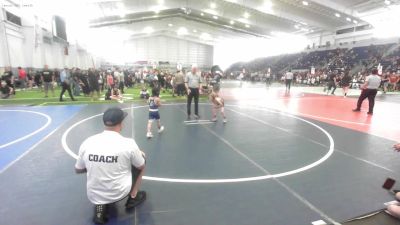 46 lbs 2nd Place - Brody Peck, Aniciete TC vs Uila Peters, LV Bears WC