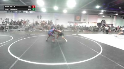 138 lbs Round Of 32 - Titus Willis, Unattached vs Cody Castillo, Montwood WC