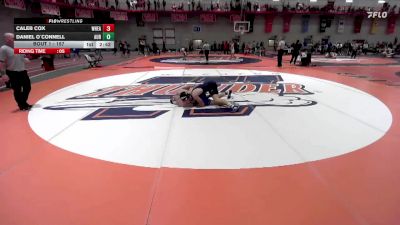157 lbs Prelim - Daniel O`Connell, Aurora Universtiy vs Caleb Cox, Wheaton