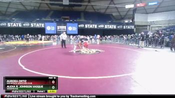 121 lbs Cons. Round 3 - Alexa R. Johnson Vasquez, Washington vs Aurora Ortiz, Sua Sponte Wrestling Club