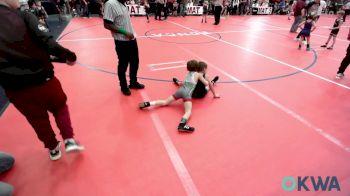 49 lbs Quarterfinal - Conner Kelley, Ponca City Wildcat Wrestling vs Jaxon Raizola, Weatherford Youth Wrestling