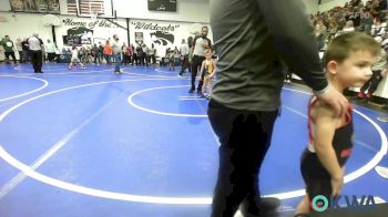 49 lbs Round Of 16 - Kael Edison, Pryor Tigers vs Colton Anglin, Skiatook Youth Wrestling 2022-23