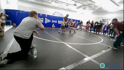 75 lbs Rr Rnd 3 - Clay Blankenship, Mustang Bronco Wrestling Club vs Jeremy Thomas, Little Axe Takedown Club