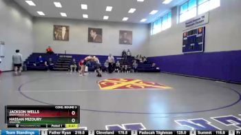220 lbs Cons. Round 3 - Hassan Mizoury, Overton vs Jackson Wells, Brentwood Aca.
