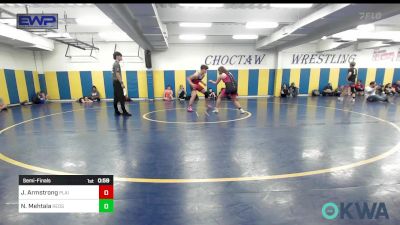 Semifinal - Jaxtyn Armstrong, Plainview Youth Wrestling Club vs Nikita Mehtala, Redskins Wrestling Club