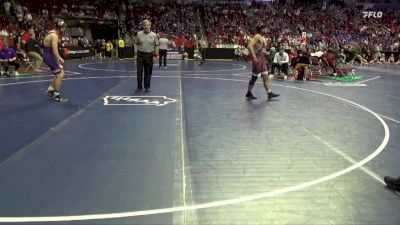 3A-157 lbs Champ. Round 1 - Caleb Amsden, Dowling Catholic vs Lincoln Miller, Waukee