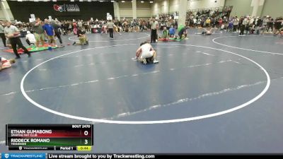 144 lbs Cons. Round 2 - Riddeck Romano, Tennessee vs Ethan Gumabong, Spartan Mat Club