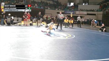 126 lbs Consi Of 8 #2 - Brody Mercer, Cane Bay vs Austin Stiltner, Summerville