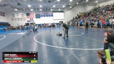 33-33 lbs Round 1 - Tripp Bussey, Windy City Wrestlers vs Whitley Kornegay, Touch Of Gold Wrestling Club