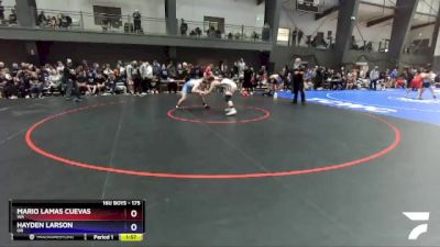 175 lbs Champ. Round 1 - Mario Lamas Cuevas, WA vs Hayden Larson, OR