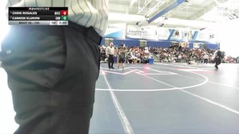 126 lbs Champ. Round 1 - Cannon Klukvin, Olathe Northwest vs Chris Rosales, Wichita Heights