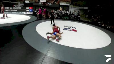 155 lbs Madahlia De La Cruz, LAWA - Los Angles Wrestling Association vs Arielle Zeidler, CMWA - Coastal Mountain Wrestling Association