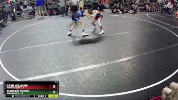 95 lbs Round 4 (6 Team) - Maximus Cantu, Indiana Gold vs Cash Williams, North Dakota 1