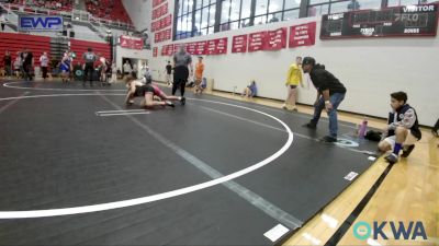 84 lbs Rr Rnd 1 - Allie Faulk, Carl Albert vs Adyson Wagner, Choctaw Ironman Youth Wrestling