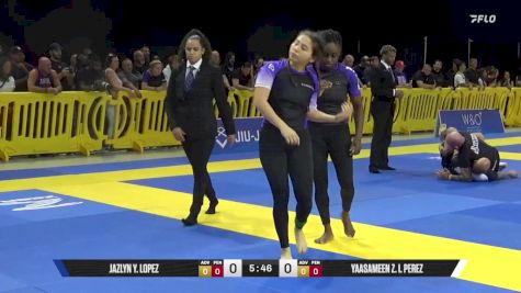 Yaasameen Z. I. Perez vs Jazlyn Y. Lopez 2025 Pan IBJJF Jiu-Jitsu No-Gi Championship