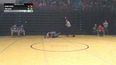 157 lbs Round Of 16 - Gabe Rush, Lugoff-Elgin vs Tre Sias, James F. Byrnes