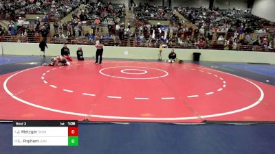 69 lbs Round Of 16 - Jacob Metzger, Georgia vs Landon Popham, Junior Indian Wrestling