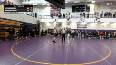 138 lbs Semifinal - Stevie French, Cody Middle School vs Harper Juneau, Greybull MS