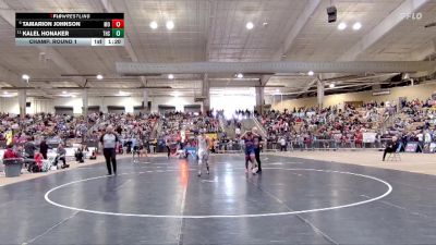 A 157 lbs Champ. Round 1 - Kalel Honaker, Tennessee High School vs Tamarion Johnson, Montgomery Central High School