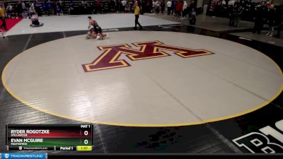 182 lbs Quarterfinal - Ryder Rogotzke, Stillwater vs Evan McGuire, Mahtomedi