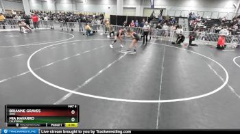 100 lbs Cons. Semi - Mia Navarro, California vs Brianne Graves, Ohio