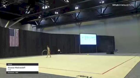 Alyssa Medvedeff - Hoop, NSB - 2021 USA Gymnastics Championships
