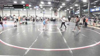 127 lbs Rr Rnd 1 - Zayd Ahmed, Whitted Trained National Dual Team - MS vs Johnny Erven, Shore Thing Surf - MS