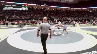 190 lbs 7th Place Match - Cameron Fiasco, Lak. West vs Nik Kofinas, No. Royalton