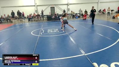 130 lbs Round 1 (8 Team) - Landon Ault, Pennsylvania Red vs Bryce Peterson, Tennessee