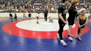 54 lbs Round Of 16 - Luke Autin, Backyard Brawlers Wrestling Club vs Bennett Deems, Rockmart Takedown Club