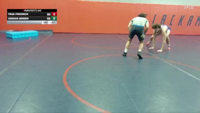 163-167 lbs Round 1 - Trae Fredrick, Unattached vs Jordan Jensen, Unattached