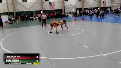 157 lbs Quarterfinal - Cash Raymond, Augustana (SD) vs Ryker Gibson, Western Wyoming College