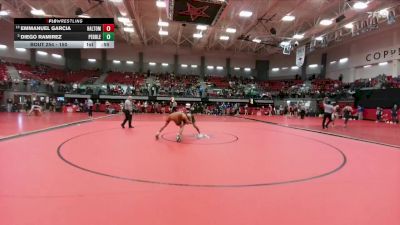 150 lbs Cons. Round 2 - Diego Ramirez, Pebble Hills vs Emmanuel Garcia, Haltom City Haltom