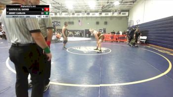 285 lbs Quarterfinal - Jerry Carlos, Eisenhower vs Justice El Sayad, Temecula Valley