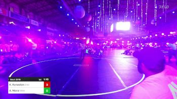 123 lbs Round Of 16 - Kelty Kynaston, Chain Wrestling vs Aviana Mora, Grand Island Legacy Girls WC