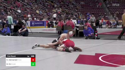 133 lbs First Round - Keegan Demarest, Pocono Mt East vs Brendan Orr, Dubois