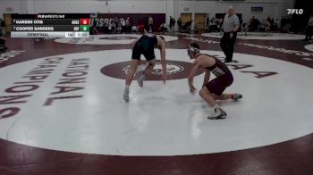 157 lbs Semifinal - Cooper Sanders, Sioux Falls vs Karsen Otis, Augsburg