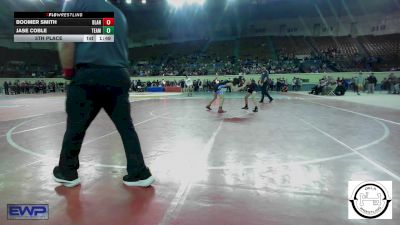 110 lbs 5th Place - Boomer Smith, Blanchard High School vs Jase Coble, Team Choctaw