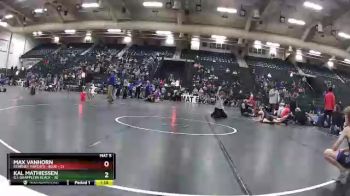 126 lbs Round 5 (6 Team) - Kal Mathiessen, G.I. Grapplers Black vs Max Vanhorn, Kearney Matcats - Blue