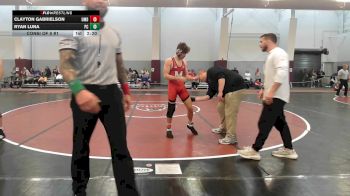 141 lbs Consi Of 8 #1 - Clayton Gabrielson, Maryland vs Ryan Luna, Presbyterian