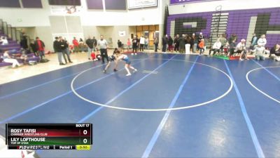 92-99 lbs 3rd Place Match - Lily Lofthouse, Top Of Utah vs Rosy Tafisi, Charger Wrestling Club