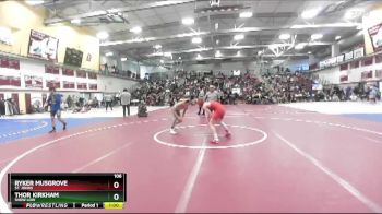 106 lbs Cons. Round 6 - Ryker Musgrove, St. Johns vs Thor Kirkham, Show Low