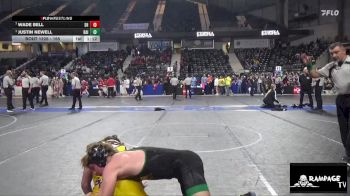 165 lbs 2nd Place Match - Justin Newell, Raider vs Wade Bell, Spring Hill